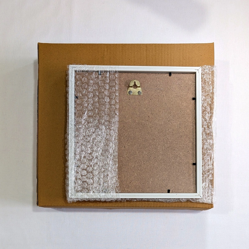 Baby Ducks Embroidered Textile Wall Art Frame