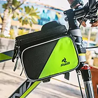 RAIDA F-PRO BICYCLE TOP TUBE BAG BLACK/ NEON