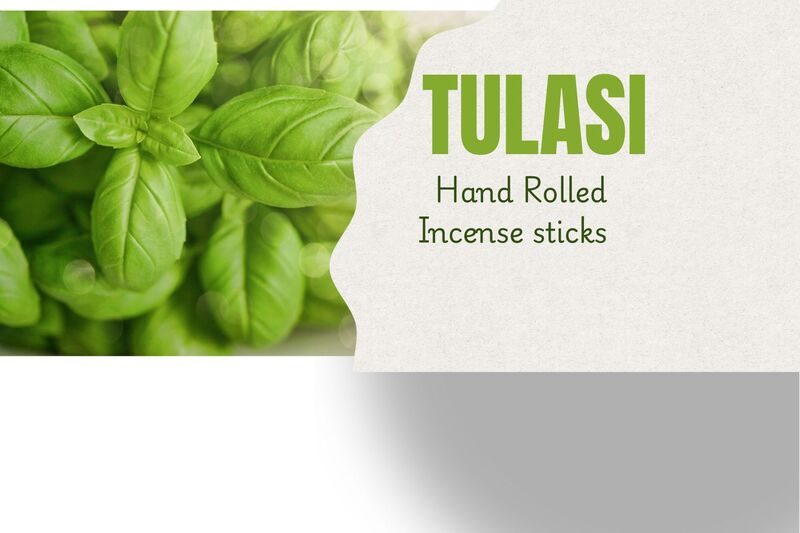 ஊதுவத்தி-HAND ROLLED INCENSE STICKS-TULASI