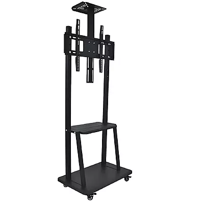 Interactive Panel Stand Full Motion Swivel Floor Stand TV Trolley with Brackets for 32" inch (81.28cm) to 70" (177.8cm) LED, LCD, Plasma