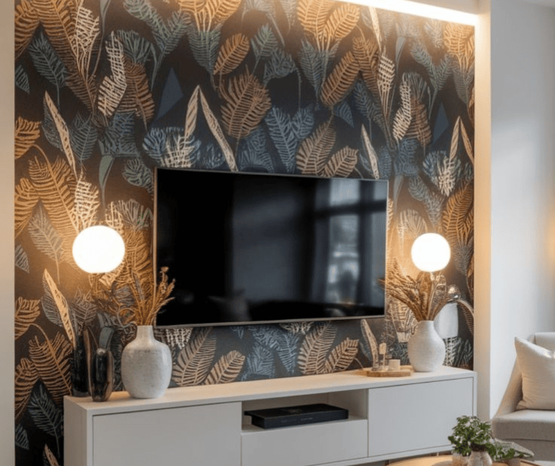TV Unit Wall Wallpapers