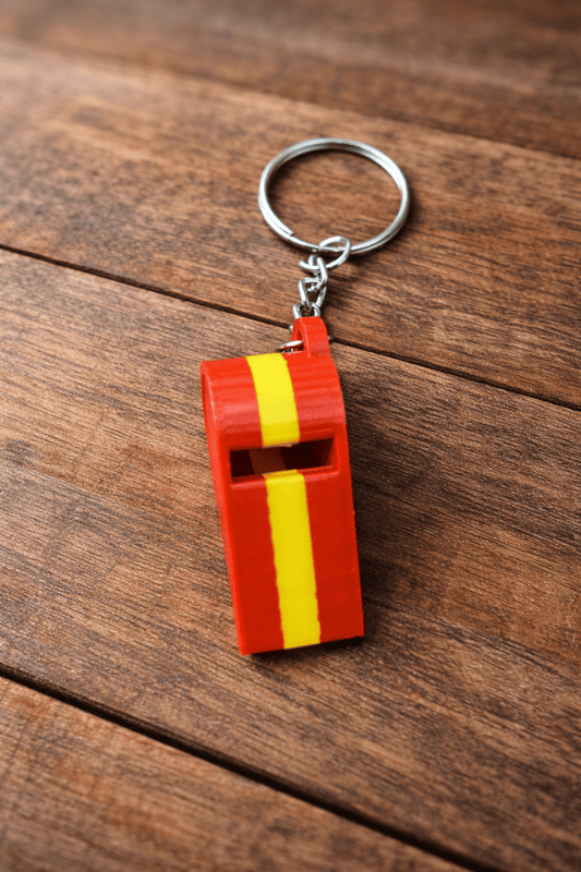 TVK Flag Whistle Keychain