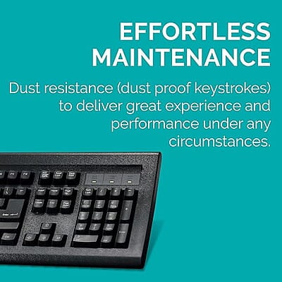 Keyboard TVS Gold Prime Black Wired USB Keyboard(VBOFRA053353)