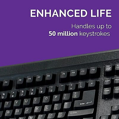 Keyboard TVS Gold Prime Black Wired USB Keyboard(VBOFRA053353)