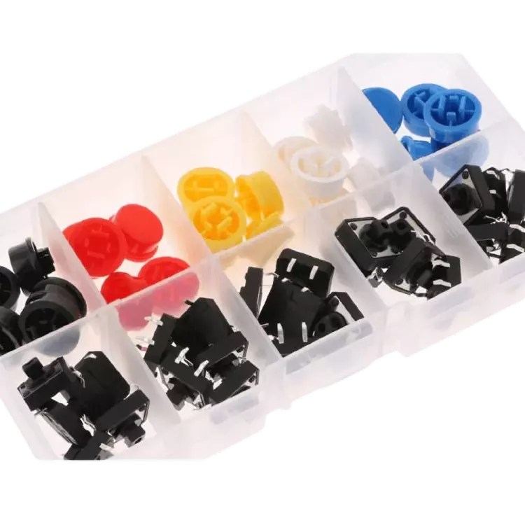 Tactile Push Button Switch Assorted Kit - 25 Pieces pack