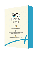 TallyPrime Silver - Lifetime license for Single user/PC - Accounting, GST, Invoice, Inventory, MIS & more (No CD. E-mail delivery in 2 hours)