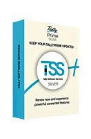 Tally Software Services (TSS) - Silver. Subscription for e-Way Bills, e-Invoice, Online Reports, Banking & Payment feature on your existing TallyPrime Silver license. (Email Delivery In 2 Hours)