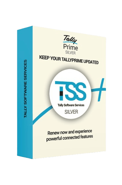 Tally Software Services (TSS) - Silver. Subscription for e-Way Bills, e-Invoice, Online Reports, Banking & Payment feature on your existing TallyPrime Silver license. (Email Delivery In 2 Hours)