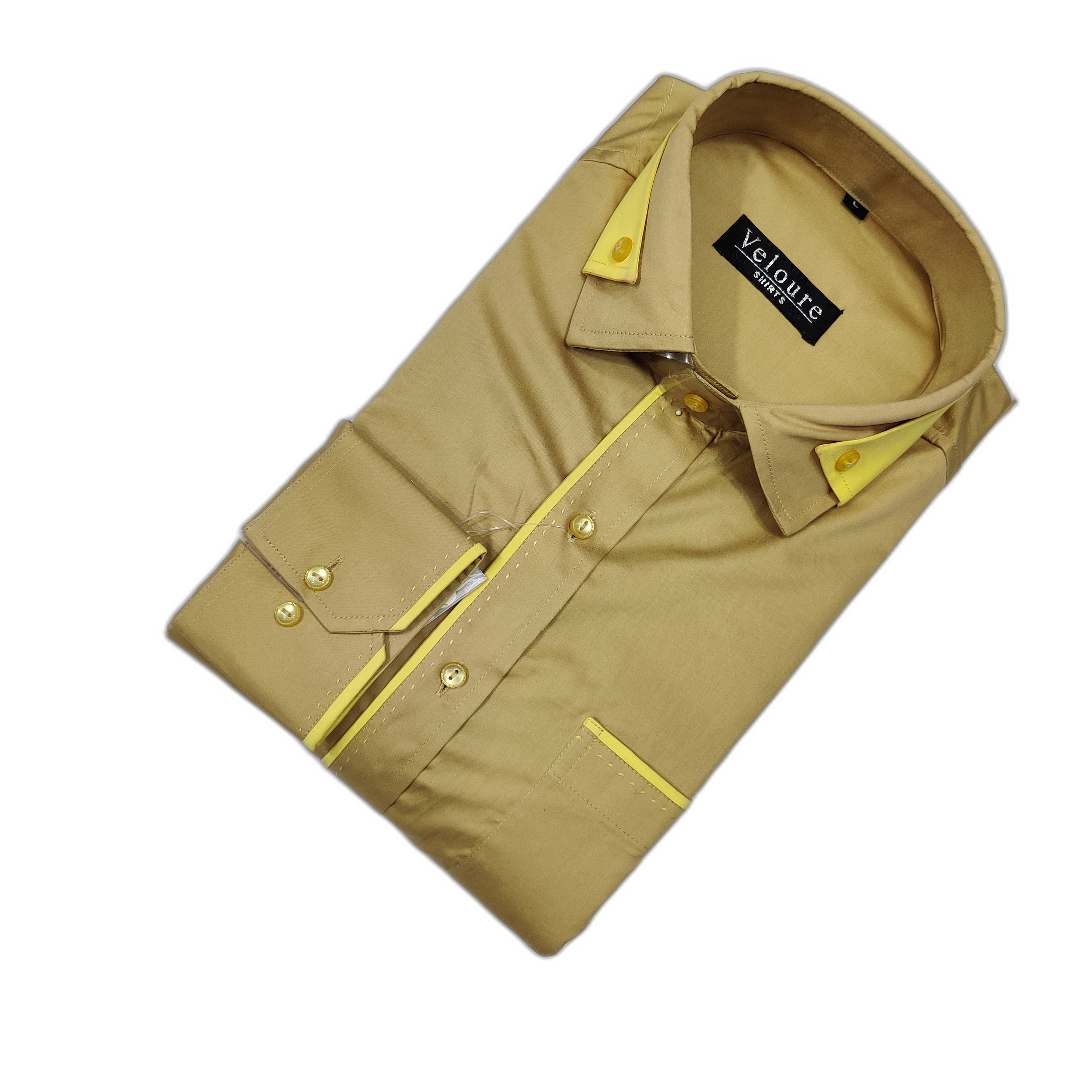Tan Party Wear Shirt
