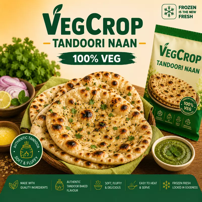 Frozen Tandoori  Naan 75g X 13 Pieces