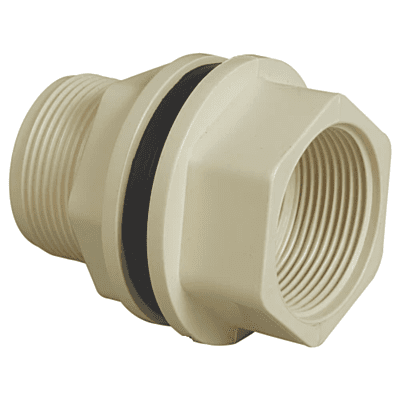 Tank Connector, 32mm, 1-1/4(Inch), Life Line C-PVC Hot and Cold Water System