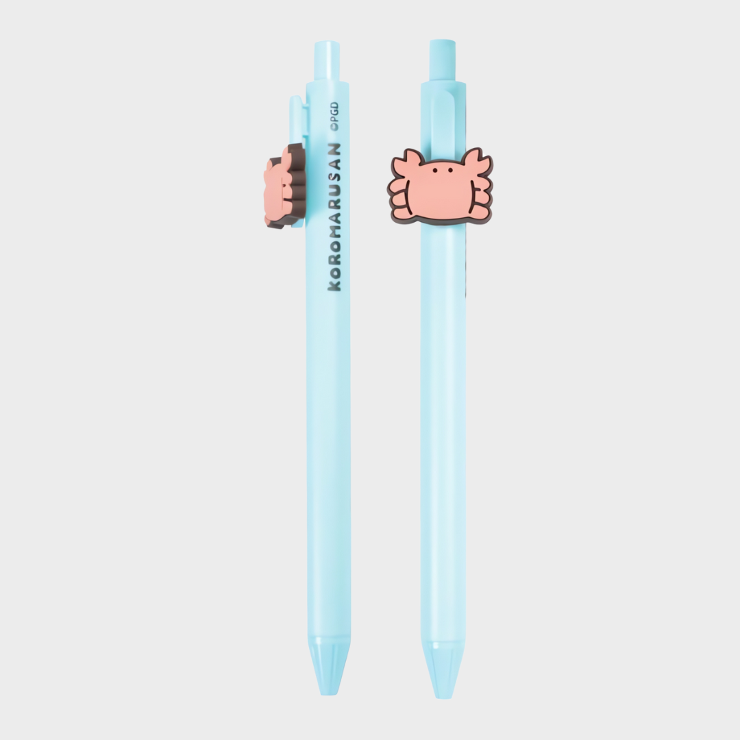 PG Design | Ballpoint Pen | Black Ink | Koromaru-San | With Rubber Mascot | Taraba