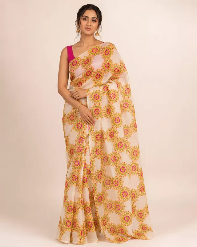 Tarini | NAVA JYOTI Organza Saree