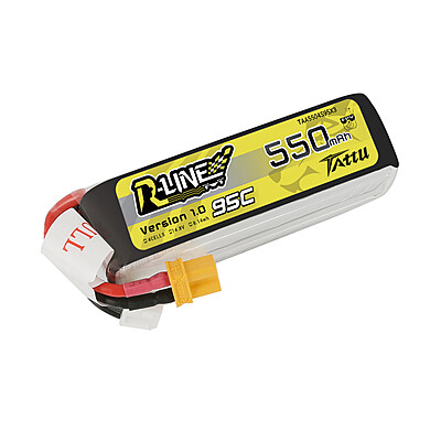 Tattu R-Line 550mAh 95C 14.8V 4S Lipo Battery Tattu R-Line 550mAh 95C 14.8V 4S Lipo Battery