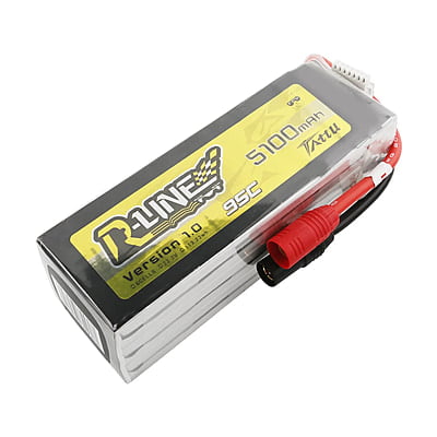Tattu R-Line 22.2V 5100mAh 6S 95C FPV Lipo Battery Tattu R-Line 22.2V 5100mAh 6S 95C FPV Lipo Battery