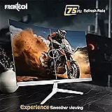 Frontech MON-0081 – 32" curved borderless monitor with vivid display, 80.01cm screen, and ultra-slim bezels for immersive viewing.