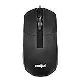 Frontech MS-0102 – Wired optical mouse with 1000 DPI, ergonomic design, and smooth tracking for precise and comfortable daily use.