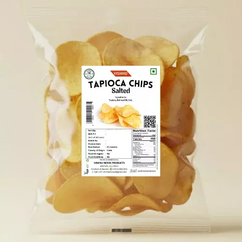 Vishnu Special Tapioca Plain Chips