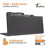 Techie Compatible Battery for HP CM03 CM03XL CO06 CO06XL – HP EliteBook 740, 840, 845, Series Laptops (4300mAh, 3-Cell)