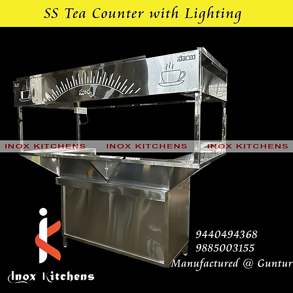 SS Designer Tea Counter Sun Type