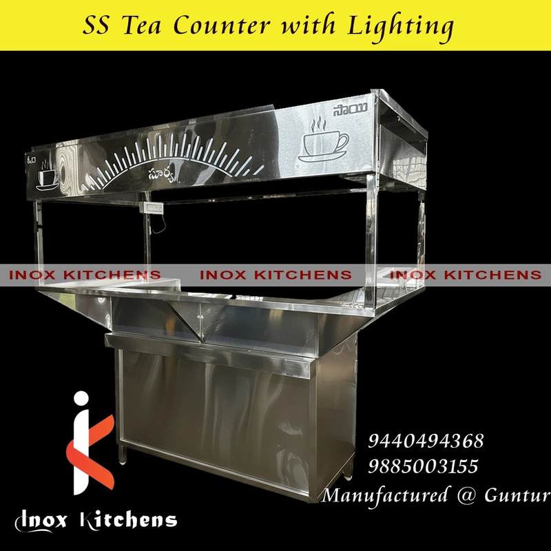 SS Designer Tea Counter Sun Type