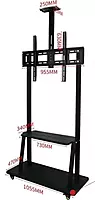 TeachMint Display Floor Mount Trolley Stand