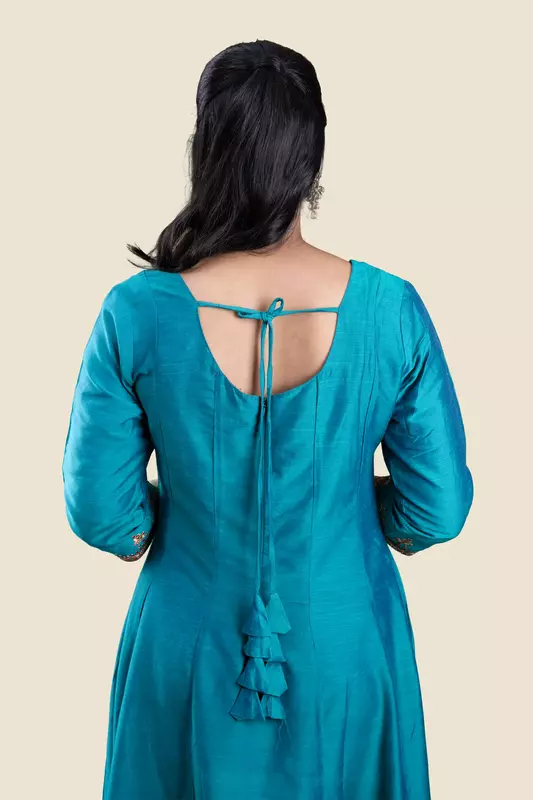 Women Embroidered Ethnic Anarkali Dress