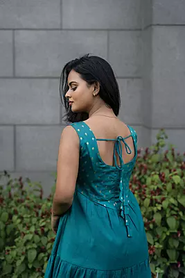 Women Tiered Ethnic Dress