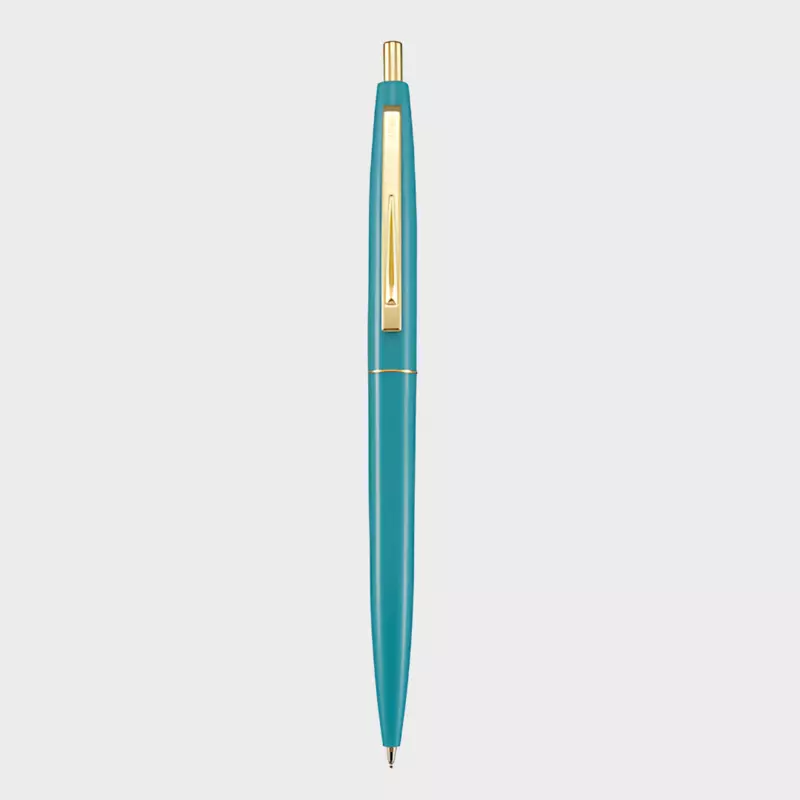 BIC Japan Click Gold Ballpoint Pen Teal Green