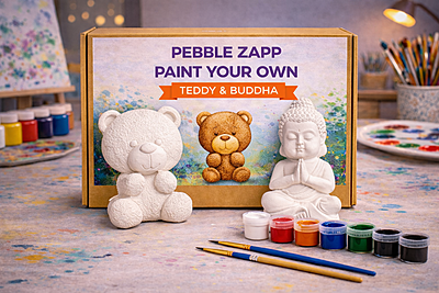 Buddha and an adorable teddy