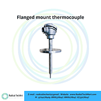 Flanged mount thermocouple