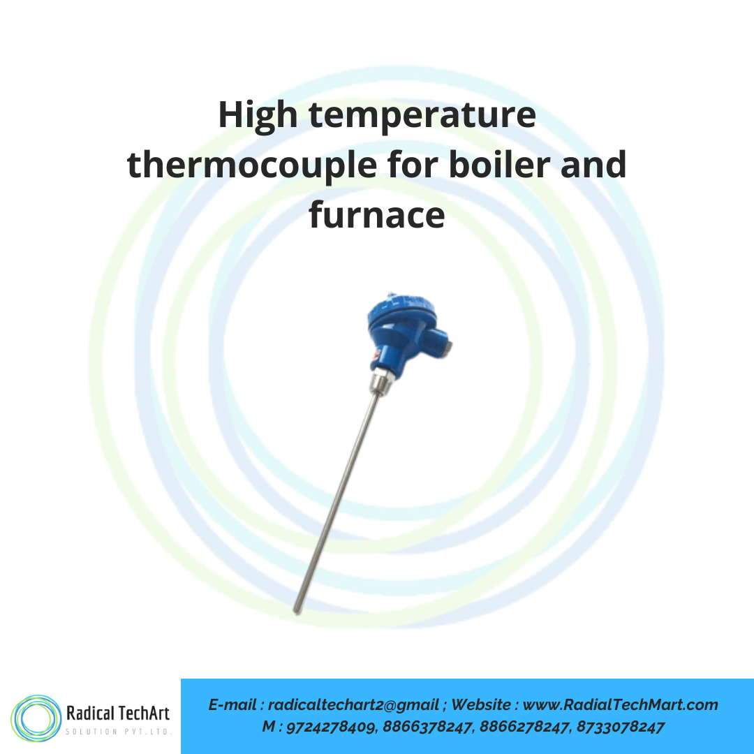 High temperature thermocouple for boiler and furnace