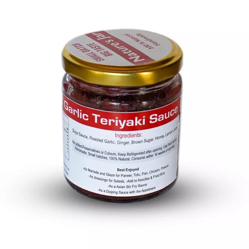 Roasted Garlic Teriyaki Sauce - Nature's Jar