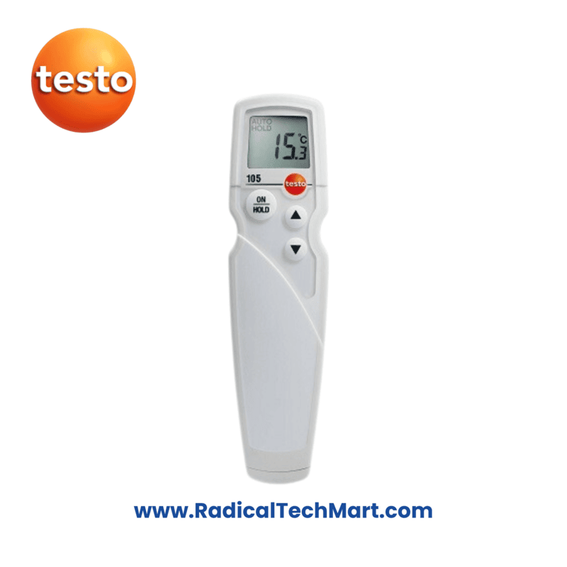 Testo 105 Handheld Food Thermometer with interchangeable probe for meat and semi-solid food