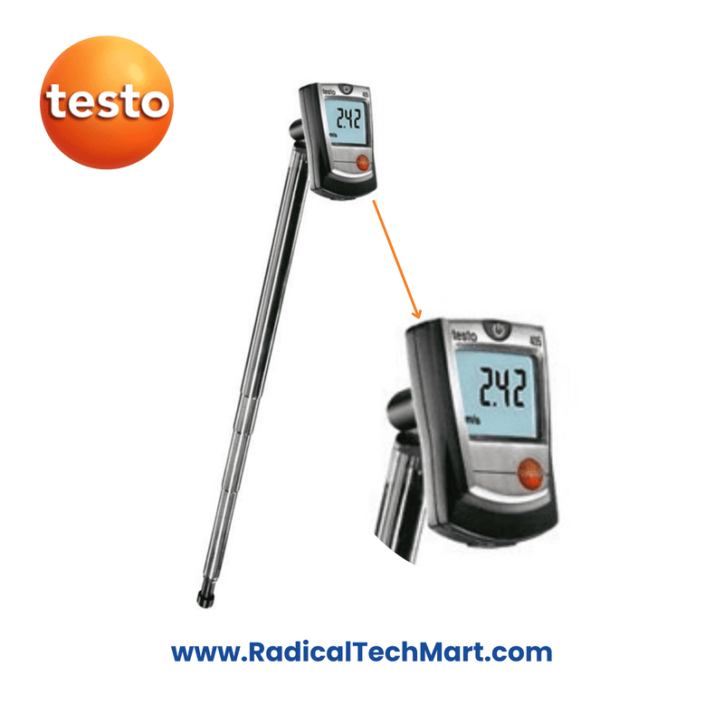 Testo 405 Thermal Anemometer with Telescopic Probe