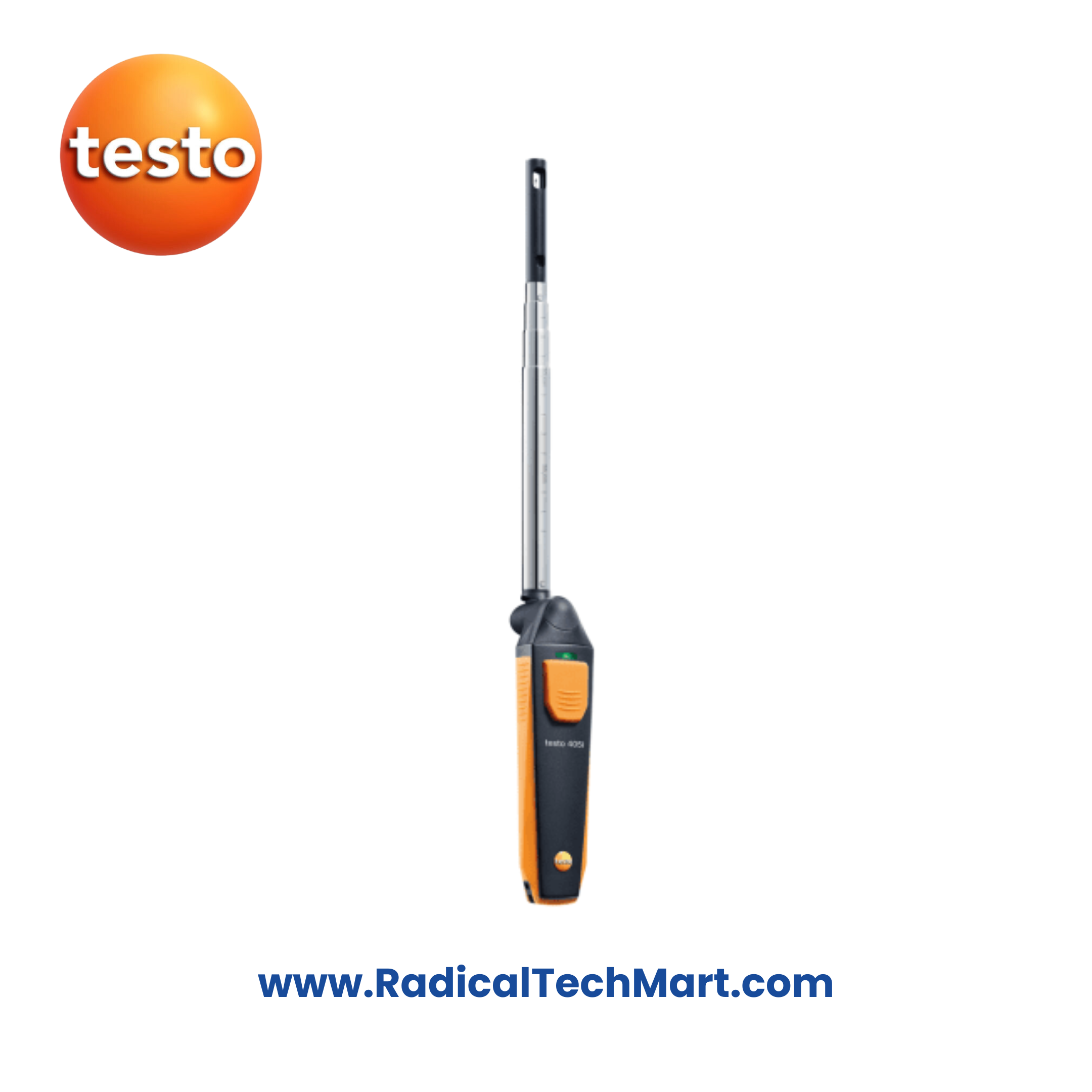 Testo 405i Bluetooth Smart Anemometer Probe for HVAC and Ventilation