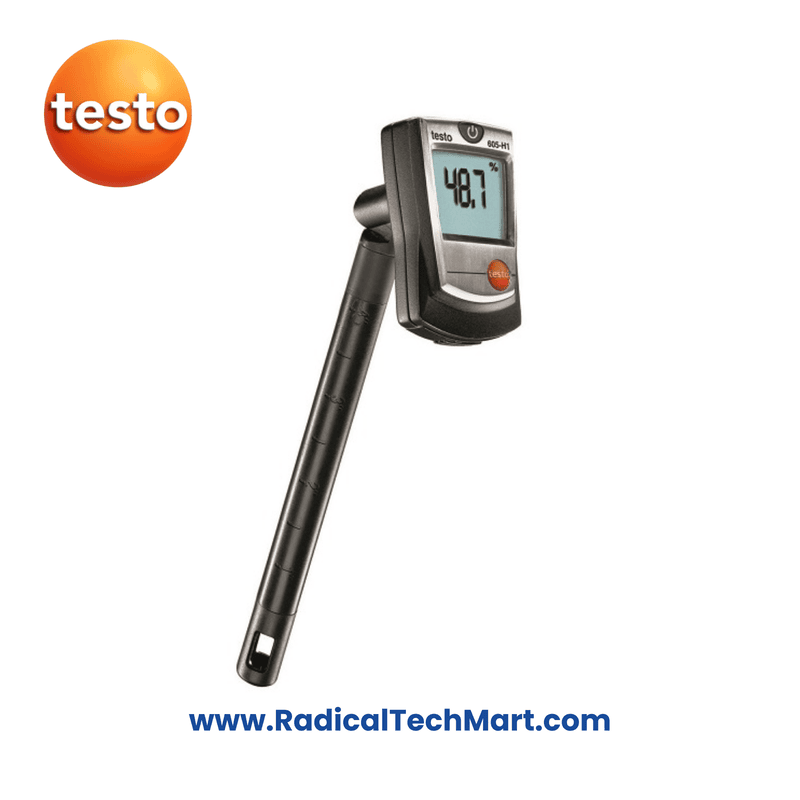 Testo 605-H1 Mini Thermohygrometer with pivoting display