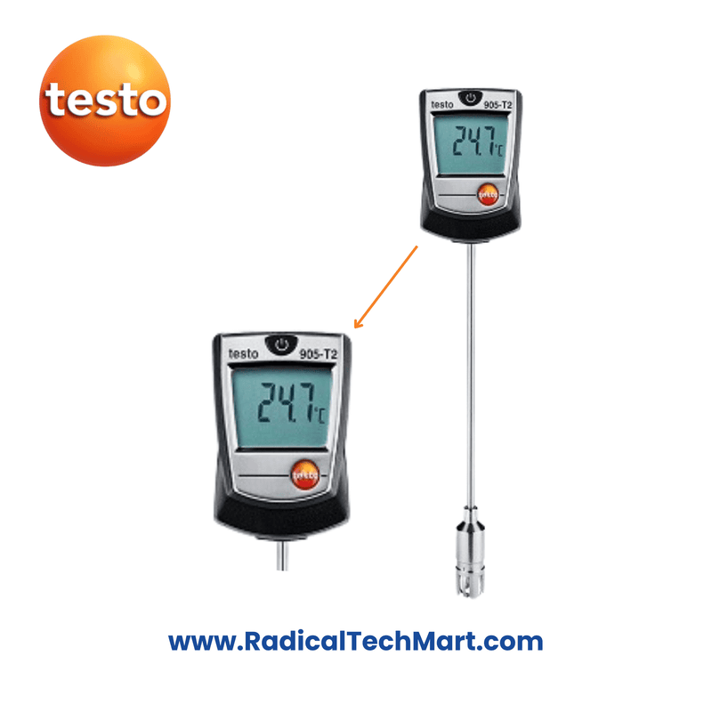 Testo 905-T2 Compact Surface Thermometer – High Temp Surface Measuring Tool