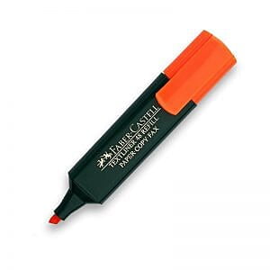 Faber Castell Super Fluorescent Highlighters Orange