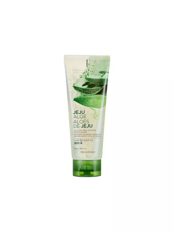 The Face Shop Jeju Aloe Fresh Soothing Foam Cleanser