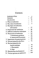 The Practice of Meditation