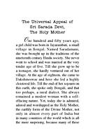 The Universal Appeal of Sri Sarada Devi The Holy Mother