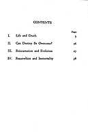 The Problem of Life and Death