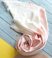 Bamboo Ultra Soft & Thin Turkish Towel- Quick Dry, Super Absorbent, Anti Bacterial, Ideal for Bath,Travel,Gym,Beach,Pool & Yoga (peach melba)