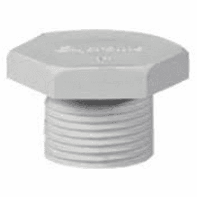 Threaded Plug, 40mm, 1-1/2(F)(Inch), Supreme Aqua Gold uPVC High Pressure Plumbing System
