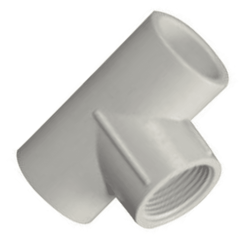 Threaded Tee, 90 mm, 3" Inch, Agriculture PVC Fittings