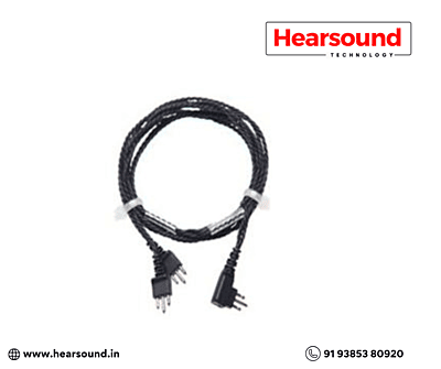 Three pin Y cord-Black