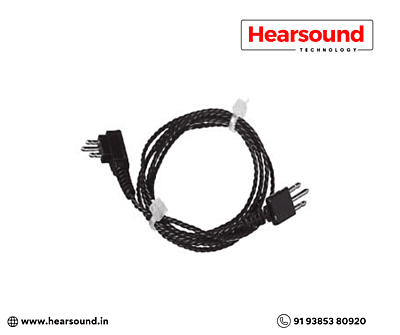 Three pin cord -Black