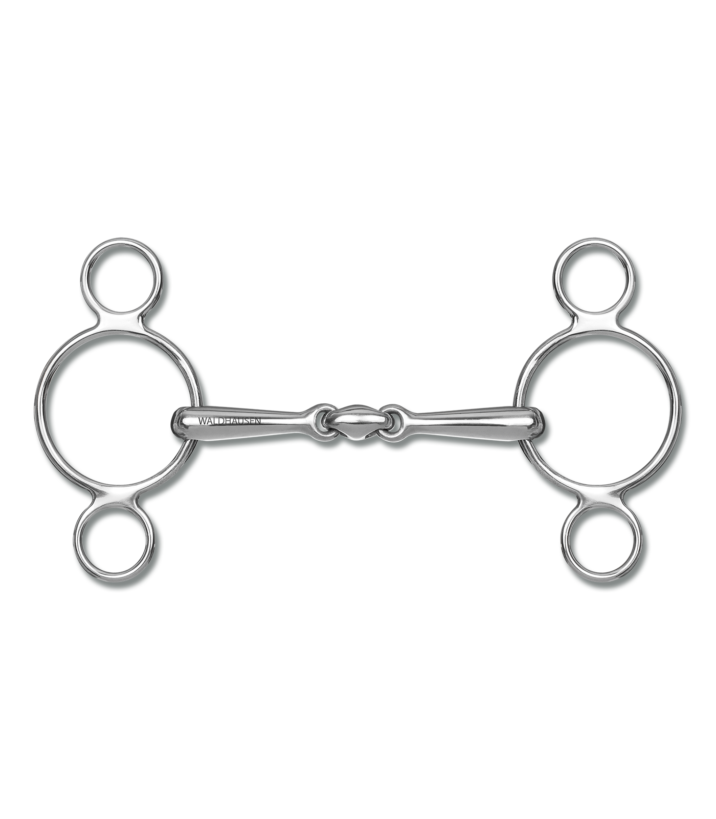 Waldhausen Three-Ring Bit Double Jointed Solid