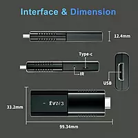 Zigdeal Tiger TV Stick TVR3 – Portable Streaming Media Player | Full HD | Smart TV Stick